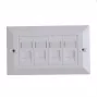 Lanview LVN126188UK-4 pistikupesakarp RJ-45 Valge