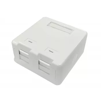 Lanview LVN127767 pistikupesa 2 x RJ-45 Valge