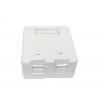 Lanview LVN127767 pistikupesa 2 x RJ-45 Valge