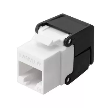 Lanview LVN128076 keystone moodul on lame konstruktsiooniga ja musta värvi. Sellel on RJ-45 pistik ja mõõtmed 16 mm laius, 31 mm sügavus ja 21 mm kõrgus.