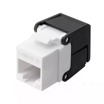 Lanview LVN128076 keystone moodul on lame konstruktsiooniga ja musta värvi. Sellel on RJ-45 pistik ja mõõtmed 16 mm laius, 31 mm sügavus ja 21 mm kõrgus.