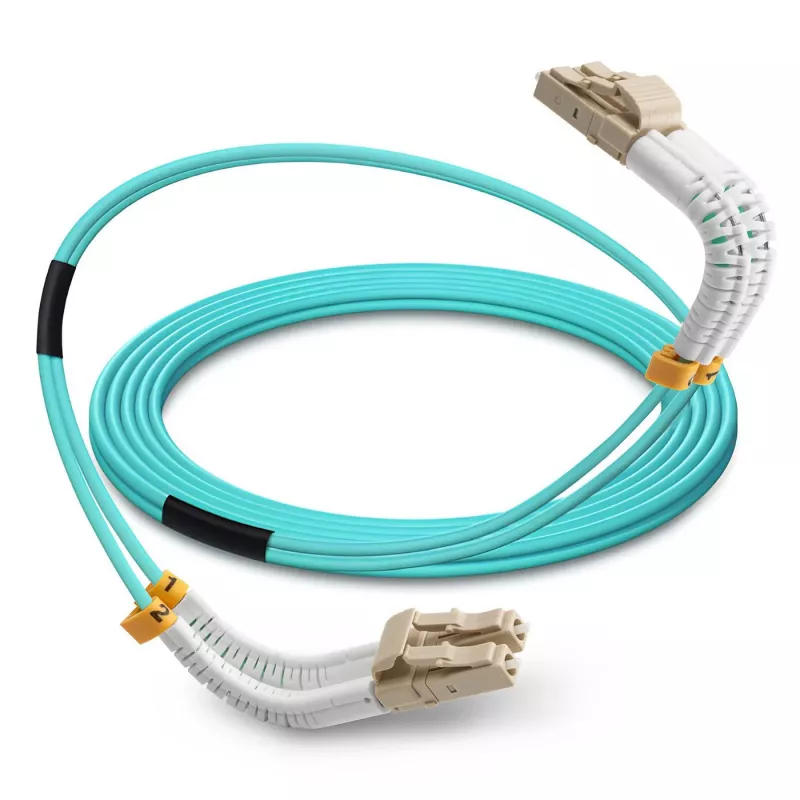 Lanview LVO231205-FLEX InfiniBand/kiudoptika kaabel 5 m LC LC/LC akvaamariini värvi