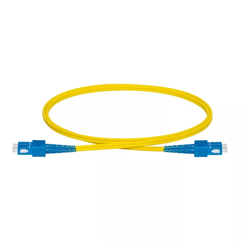 Lanview LVO231386 InfiniBand/fiiberoptiline kaabel 2 m 2x SC Kollane
