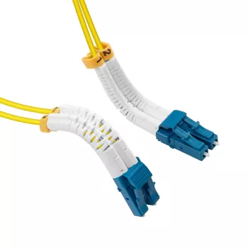 Lanview LVO2314005-FLEX InfiniBand/kiudoptiline kaabel 0,5 m LC LC/LC kollane