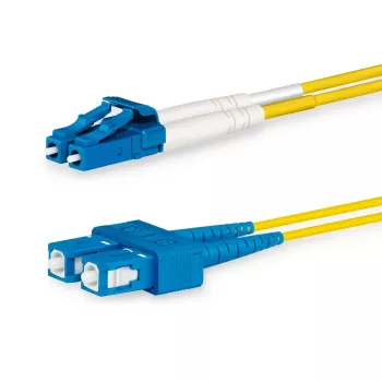 Lanview LVO231491 InfiniBand/valguskaabel 1 m 2x LC 2x SC Kollane