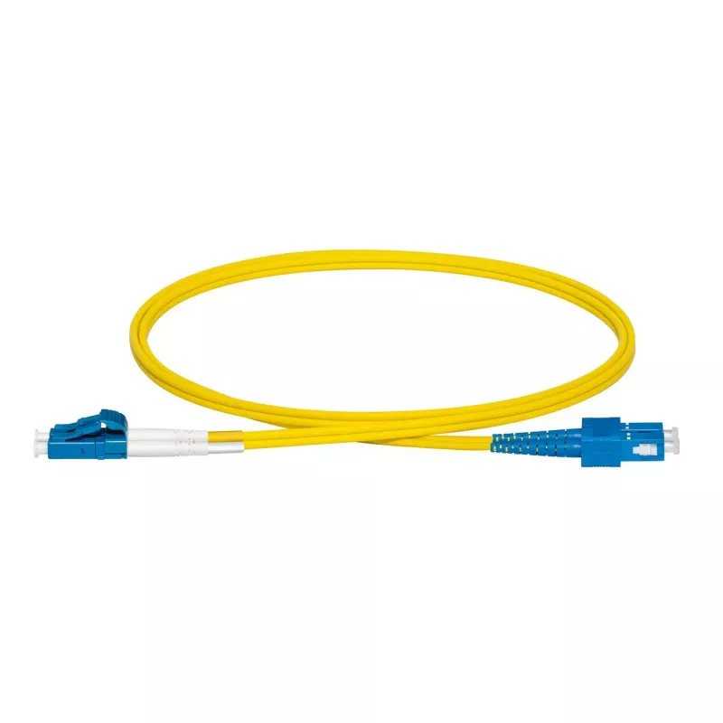 Lanview LVO231493 InfiniBand/kiudoptiline kaabel 3 m 2x LC 2x SC kollane