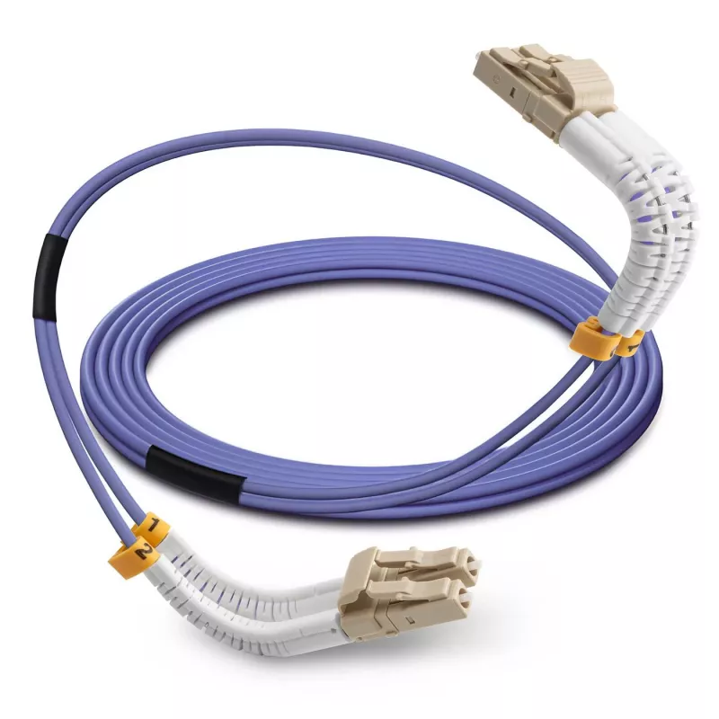 Lanview LVO2318005-FLEX InfiniBand/fiiberoptiline kaabel 0,5 m LC LC/LC lilla