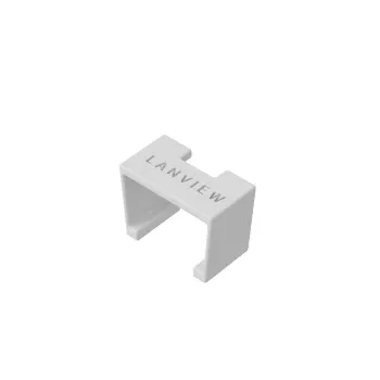 Värvikodeerimisklamber Lanview LVT-SC-W Plast Valge 10mm 20 tk