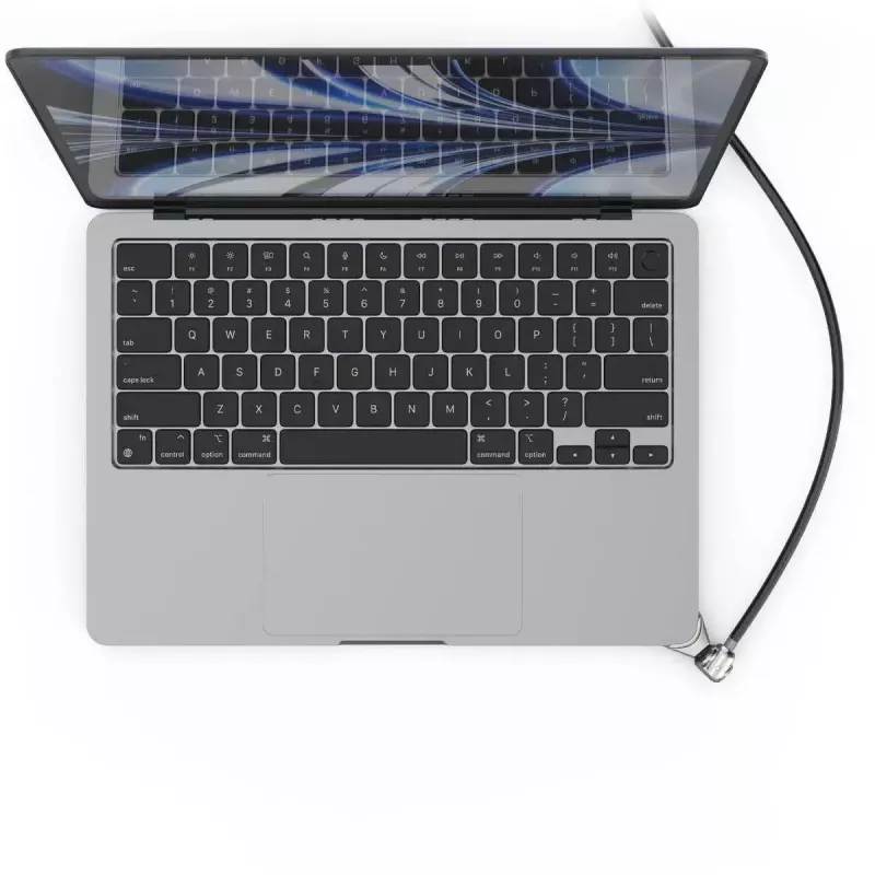 Compulocks Ledge MacBook Air 13-tollisele M2 ja M3-le võtmega lukuga hõbedane