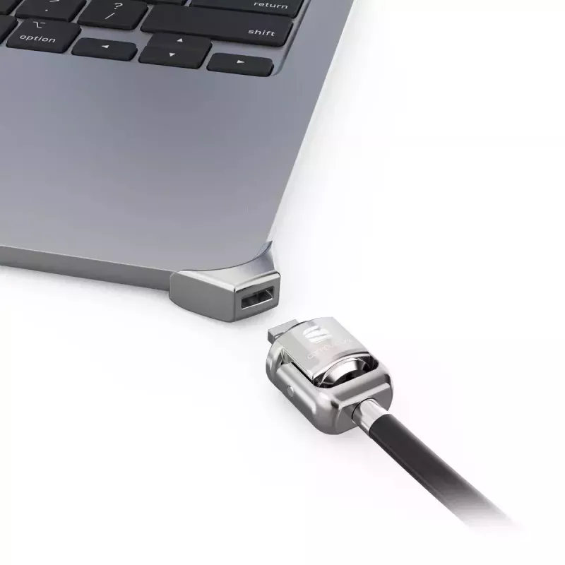 Compulocks Ledge MacBook Air 13-tollisele M2 ja M3-le võtmega lukuga hõbedane