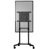 StarTech.com Mobiilne TV-käru - Kaasaskantav rulluv telerialus 37-70 inch VESA-kuvarile (154 lb/70 kg) - Telerialus koos riiuli ja hoiukambriga - Pööratav/kallutatav kuvar - Universaalne ratastel telerikinnitus