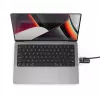 Compulocks Ledge Lock Adapter MacBook Pro 14 tolli M1 M2 M3 hõbedane