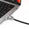 Compulocks Ledge Lock Adapter MacBook Pro 14 tolli M1 M2 M3 jaoks, võtmega kaabellukk, hõbedane