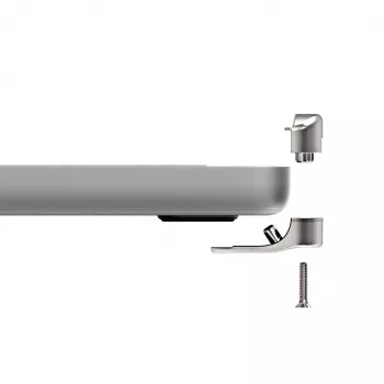 Compulocks Ledge Lock Adapter MacBook Pro 16 tolli M1 M2 M3 jaoks, võtmega kaablilukk, hõbedane