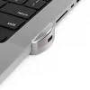Compulocks Ledge Lock Adapter MacBook Pro 16 tolli M1 M2 M3 jaoks, võtmega kaablilukk, hõbedane