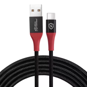 Microconnect MC-AUSBC-SC USB-kaabel 1,5 m USB A USB C Must