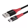Microconnect MC-AUSBC-SC USB-kaabel 1,5 m USB A USB C Must