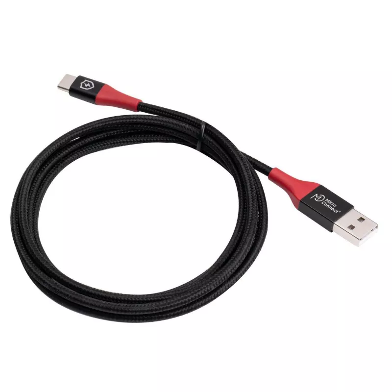 Microconnect MC-AUSBC-SC USB-kaabel 1,5 m USB A USB C Must