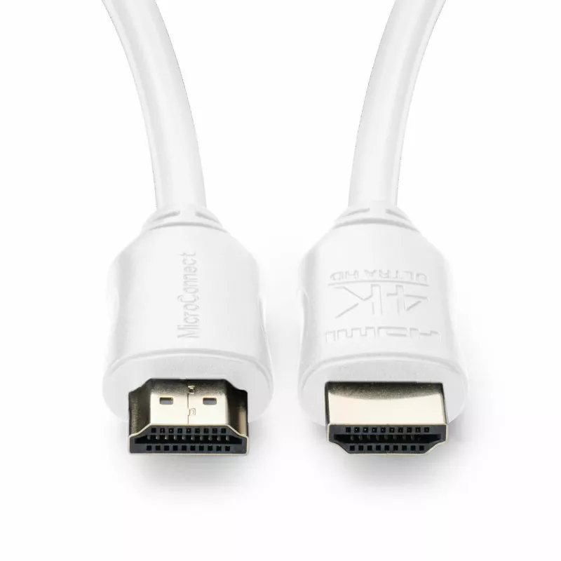 HDMI kaabel Microconnect MC-HDM19192V2.0WH 2m 18Gbit/s Valge