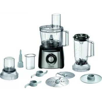 Köögikombain Bosch MCM3PM386 — 900 W mootor, 2,3 L kauss, must/läbipaistev