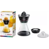 Tsitrusepress Bosch MCP72GPB — elektriline tsitrusemahlapress, roostevaba teras, 1 L mahutiga, must