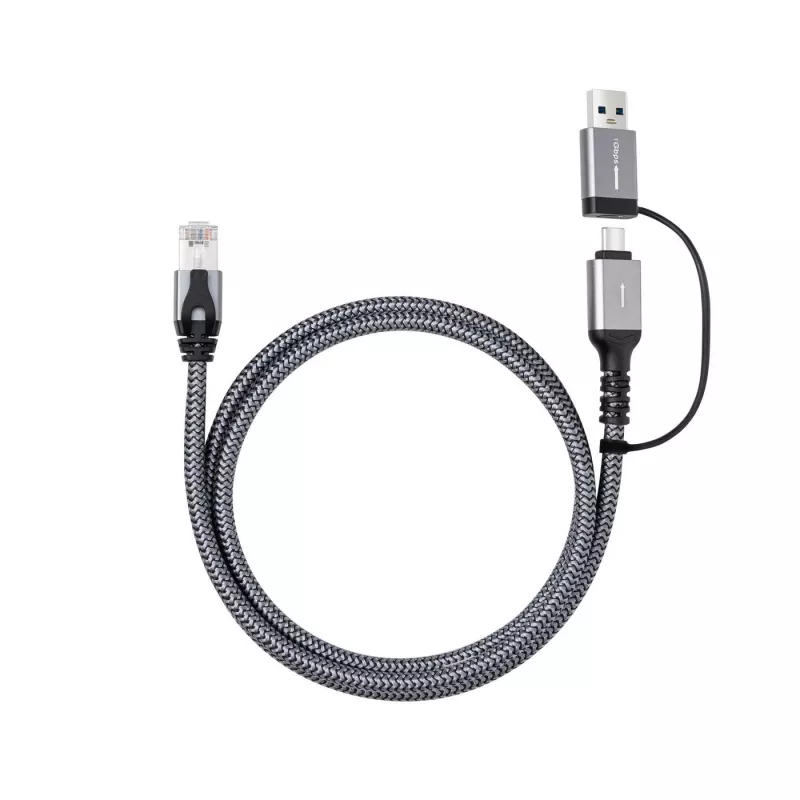 Microconnect CAT6 FTP USB A-C adapterkaabel, 1 meeter