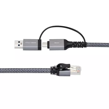 Microconnect CAT6 RJ45 FTP to USB A-C adapterkaabel, 10 meter võrguadapter