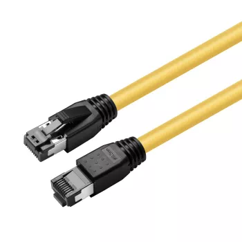 Microconnect MC-SFTP8005Y võrgukaabel Kollane 0,5 m Cat8.1 S/FTP (S-STP)