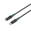 Microconnect MC-SMART USB C-L-2 välgukaabel 2 m Must, Roheline