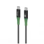 Microconnect MC-SMART USB-C-C-02 USB-kaabel USB 2.0 2 m USB C must, roheline
