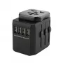 Microconnect MC-TRAVELADAPTER2 elektripistik Must