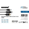 Microconnect MC-USB3.0AB10OP USB-kaabel USB 3.2 Gen 2 (3.1 Gen 2) 10 m USB A USB B Must