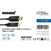 Microconnect MC-USB3.2CA10OP USB-kaabel USB 3.2 Gen 2 (3.1 Gen 2) 10 m USB A USB C Must