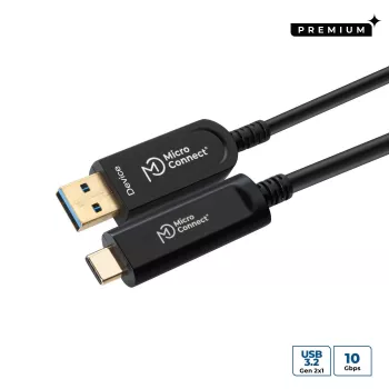Microconnect MC-USB3.2CA5OP USB-kaabel USB 3.2 Gen 2 (3.1 Gen 2) 5 m USB A USB C Must
