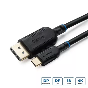 Videokaabli adapter MicroConnect MC-USBCDP05 0,5m USB USB-C - DisplayPort, must