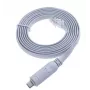 Microconnect MC-USBCETHM USB-kaabel 1,8 m USB A RJ-45 Must