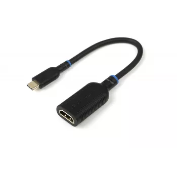 Microconnect MC-USBCHDMI-A videokaabli adapter 0,2 m USB C HDMI Must