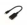 Microconnect MC-USBCHDMI-A videokaabli adapter 0,2 m USB C HDMI Must