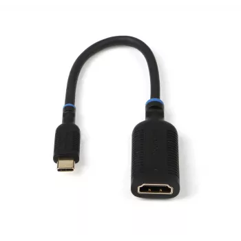 Microconnect MC-USBCHDMI-A videokaabli adapter 0,2 m USB C HDMI Must