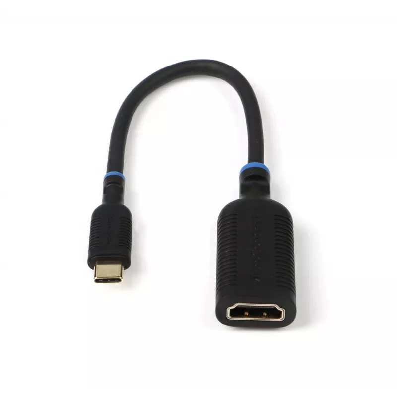 Microconnect MC-USBCHDMI-A videokaabli adapter 0,2 m USB C HDMI Must