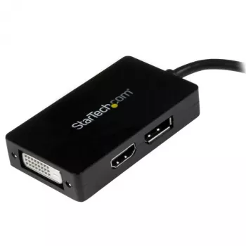 StarTech.com reisi A/V-adapter: 3-ühes mini-DisplayPort-DisplayPort-, DVI- või HDMI-muundur