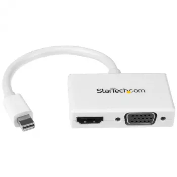 StarTech.com reisi A/V adapter: 2-ühes Mini DisplayPort HDMI- või VGA-muundur – valge