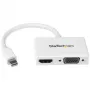StarTech.com reisi A/V adapter: 2-ühes Mini DisplayPort HDMI- või VGA-muundur – valge