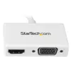 StarTech.com reisi A/V adapter: 2-ühes Mini DisplayPort HDMI- või VGA-muundur – valge