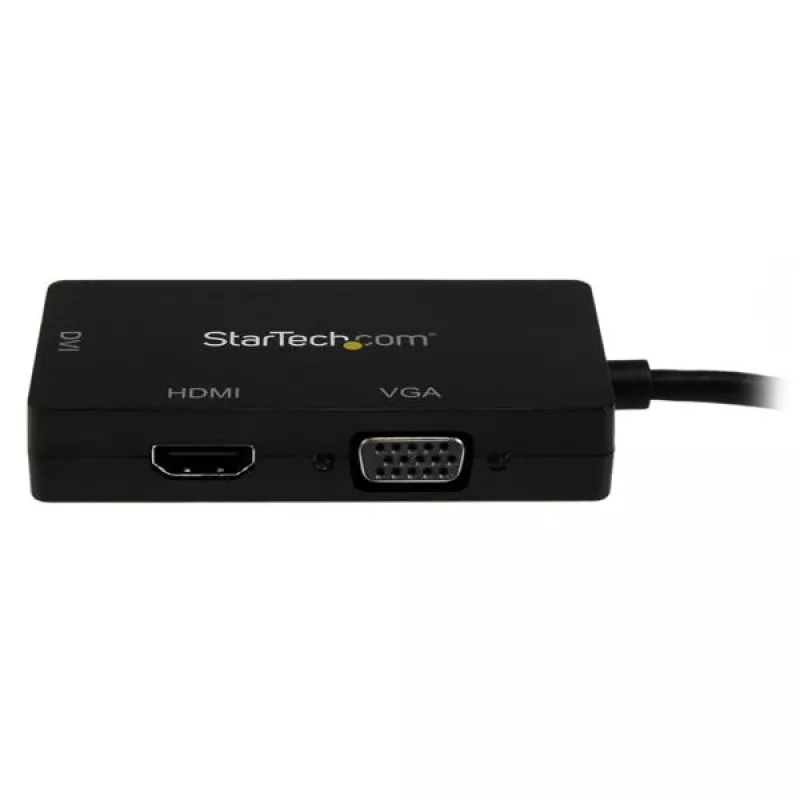 StarTech.com reisi A/V adapter: 3-ühes Mini DisplayPort VGA-le, DVI-le või HDMI-le muundur