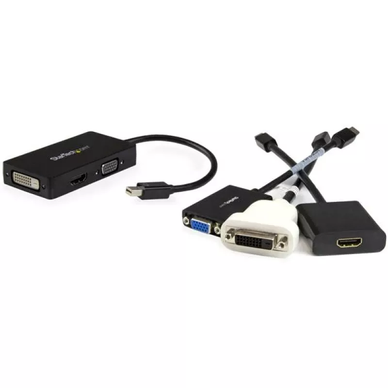 StarTech.com reisi A/V adapter: 3-ühes Mini DisplayPort VGA-le, DVI-le või HDMI-le muundur