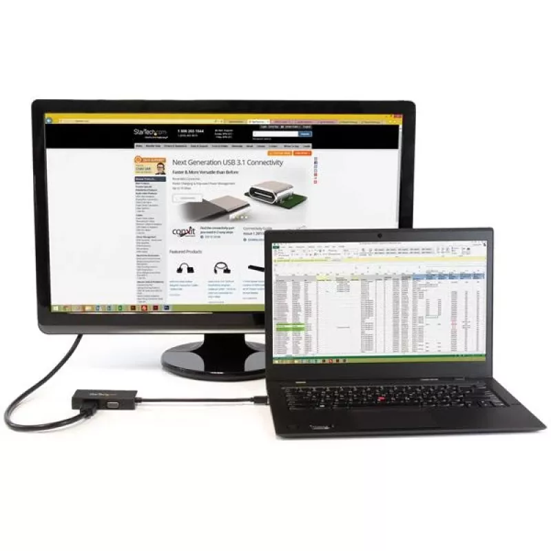 StarTech.com reisi A/V adapter: 3-ühes Mini DisplayPort VGA-le, DVI-le või HDMI-le muundur