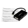 StarTech.com reisi A/V adapter: 3-ühes Mini DisplayPort VGA-le, DVI-le või HDMI-le muundur