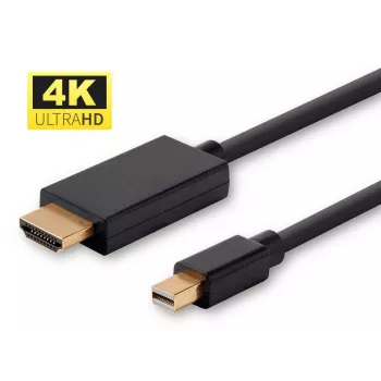Microconnect MDPHDMI2B-4K videokaabli adapter 2 m Mini DisplayPort HDMI Type A (Standard) Must