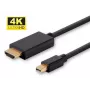 Microconnect MDPHDMI2B-4K videokaabli adapter 2 m Mini DisplayPort HDMI Type A (Standard) Must